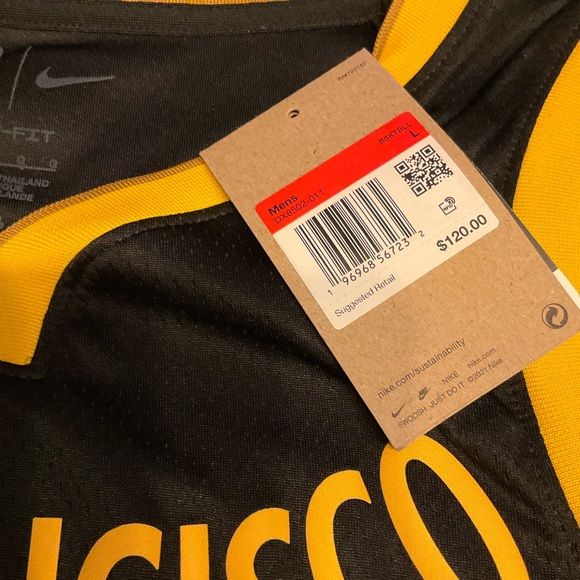 Stephen Curry Golden State Warriors Nike Unisex 2023/24 Swingman Jersey nwt - Picture 4 of 6